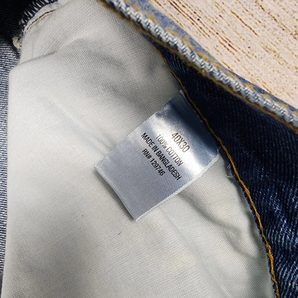 Blue Mountain Jeans Men's Size 40x30 Blue‎ 5-Pocket Relaxed Fit NWT Denim